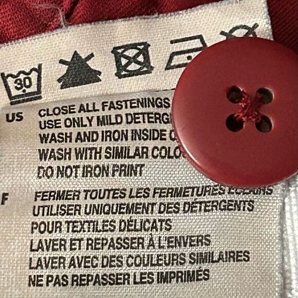 Puma Bermuda Chino Shorts Men's Size 36 Rust Flat Front Four Pocket - Picture 9 of 9